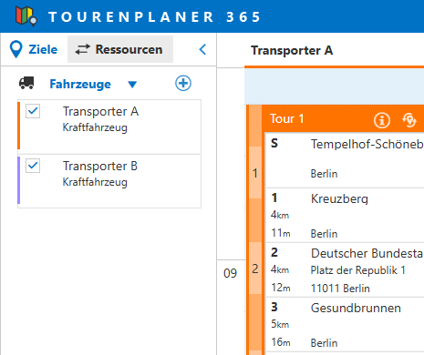 Verbesserungen - Touren direkt im Kalender und per E-Mail!